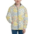 thumbnail image 1 of Sigee Boho for Teenage Zip Up Hoodies Long Sleeve Sweatshirts-Small, 1 of 6