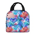 thumbnail image 1 of Sigee Bright Flowers for Lunch Bag for Women Men, Reusable Lunch Bag Insulated Lunch Bag Lunch Box Cooler, 1 of 5