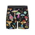 thumbnail image 1 of Sigee Bright Mushrooms for Men's Boxer Briefs,Moisture Wicking and Breathable Large, 1 of 9
