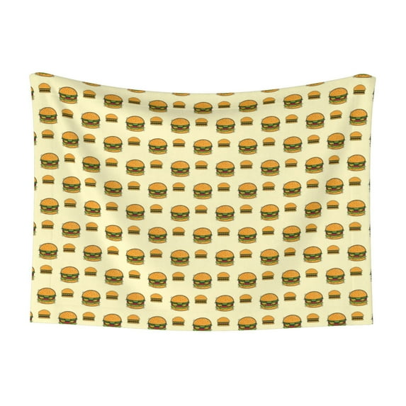 Sigee Burgers And Hot Dogs for Pet Blanket for Dog Cat Puppy Blanket Cat Blankets for Small and Medium Pets-Small