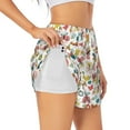 thumbnail image 1 of Sigee Butterfly Flowers for Women's Athletic Shorts High Waisted Running Shorts Pocket Sporty Short Gym Elastic Workout ShortsSmall, 1 of 9