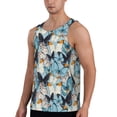 thumbnail image 1 of Sigee Butterflys for Men's Workout Tank Top, Athletic Gym Sleeveless Shirt - Quick Dry, Lightweight, Breathable Small, 1 of 9