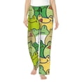 thumbnail image 1 of Sigee Cartoon Frog Print Women's Soft Pajama Pants - Breathable and Comfortable Lounge Sleep Bottoms with Elastic Waistband and Pockets-XX-Large, 1 of 9