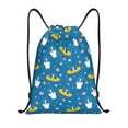 thumbnail image 1 of Sigee Cartoon Goose for Drawstring Bag String Backpack for Sports, Gym, Swimming, Beach, Travel-Medium, 1 of 6