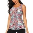 thumbnail image 1 of Sigee Cartoon Hearts for Women's Workout Tank Top,Running Tank Tops,Sleeveless Gym ClothesMedium, 1 of 8