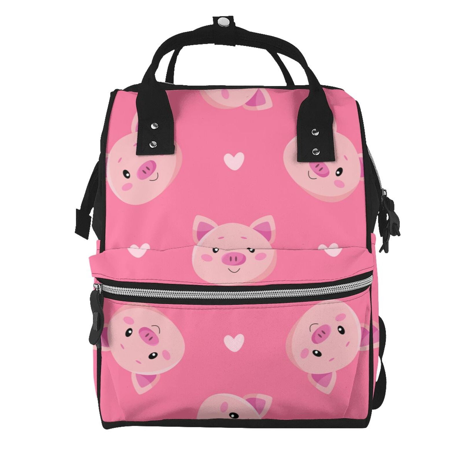 Sigee Cartoon Pigs and Hearts for Premium Mummy Backpack – Waterproof ...