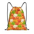 thumbnail image 1 of Sigee Cartoon Pumpkins for Drawstring Bag String Backpack for Sports, Gym, Swimming, Beach, Travel-Small, 1 of 6