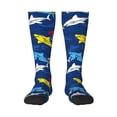 thumbnail image 1 of Sigee Cartoon Shark for Socks for Men Women Gifts for Him Boyfriend Teenage Boys Stocking Stuffers, 1 of 6