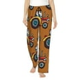 thumbnail image 1 of Sigee Cartoon Tractor Print Women's Soft Pajama Pants - Breathable and Comfortable Lounge Sleep Bottoms with Elastic Waistband and Pockets-Medium, 1 of 9