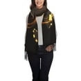 thumbnail image 1 of Sigee Casino Card Soccer for Scarf for Women Winter Warm Scarfs with Fringe, 1 of 8