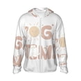 thumbnail image 1 of Sigee Cat Yoga Time Print UPF50+ Men's Sun Protection Hoodie Shirt SPF UV Shirt Long Sleeve Fishing Outdoor Lightweight, S-3XL, 1 of 9
