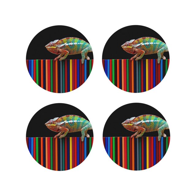 Sigee Chameleon Panther On Colored Pencils for WaterResistant, Heat