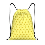 Sigee Cheese 1 for Drawstring Bag String Backpack for Sports, Gym, Swimming, Beach, Travel-Medium