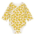 thumbnail image 1 of Sigee Cheese for Baby Unisex Baby Cotton Long-Sleeve Bodysuits Soft Cotton, Breathable-3 Months, 1 of 6
