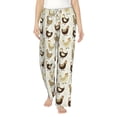 thumbnail image 1 of Sigee Chicken Cartoon Print Women's Soft Pajama Pants - Breathable and Comfortable Lounge Sleep Bottoms with Elastic Waistband and Pockets-Small, 1 of 9