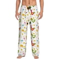 thumbnail image 1 of Sigee Chickens A print Men's Pajama Pants Lounge Sleep Bottoms with Elastic Waistband and Pockets-Small, 1 of 6