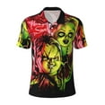 thumbnail image 1 of Sigee Chucky C for Mens Polo Shirts Quick Dry Short Sleeve Golf T Shirt Performance Moisture Wicking Casual Workout,3X-Large, 1 of 7