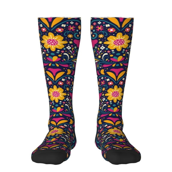 Sigee Cinco De Mayo Floral for Socks for Men Women Gifts for Him Boyfriend Teenage Boys Stocking Stuffers