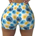 thumbnail image 1 of Sigee Circular Print Women's High Waist Workout Shorts - Squat Proof, Tummy Control, Yoga and Gym Activewear-X-Large, 1 of 9