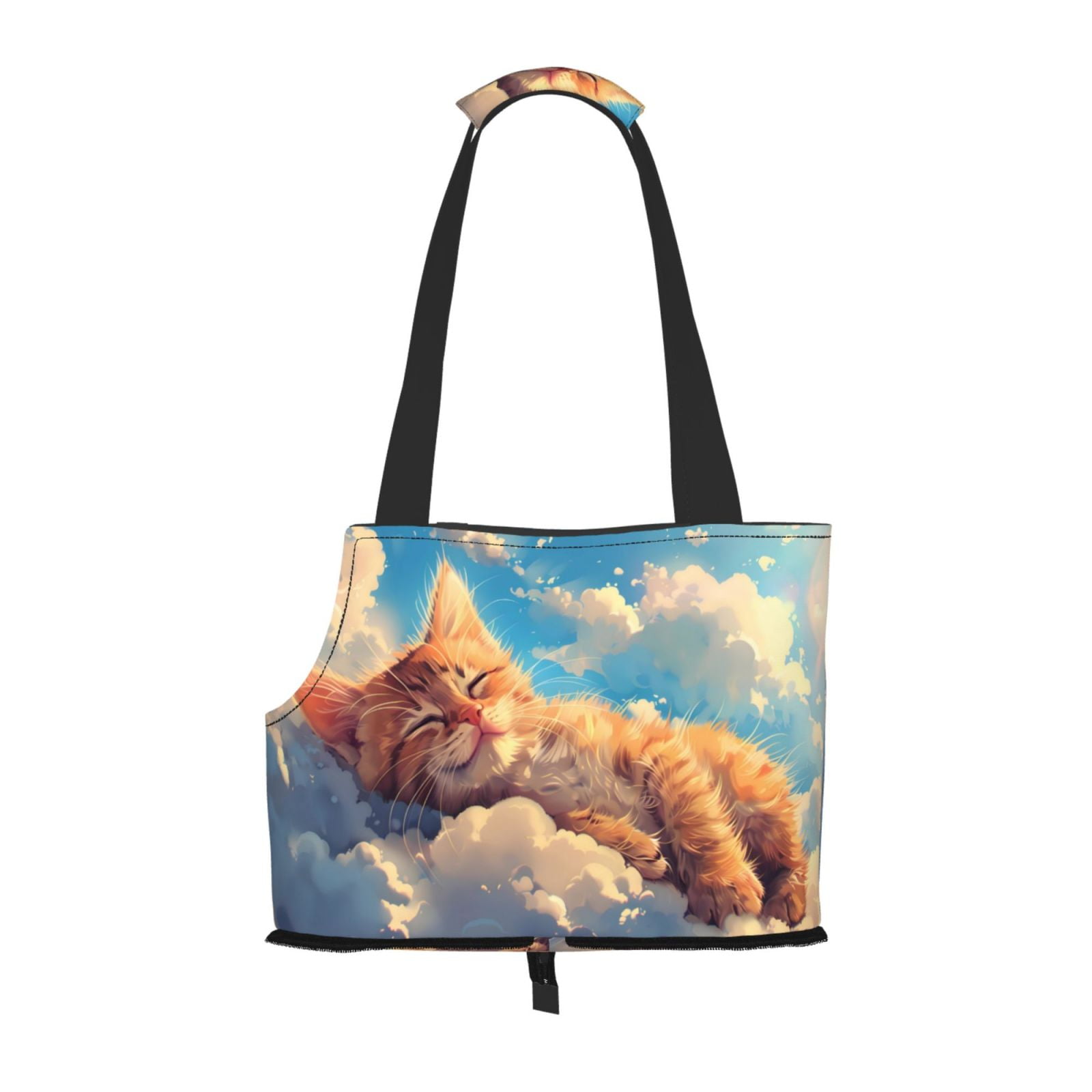 Sigee Cloud Sleeping Cat for Pet Carrier Bag for Puppy with Pockets for