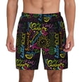 thumbnail image 1 of Sigee Color Summer Print Mens Swim Trunks with Compression Liner Quick Dry Swim Stretch Beach Shorts with Pockets,S-3XL, 1 of 7