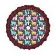thumbnail image 1 of Sigee Colorful Alpaca for Christmas Decoration Tree Skirt Christmas Plaid Tree Skirt,Christmas home decor Holiday Tree Skirt Fits TChristmas Tree-36", 1 of 6