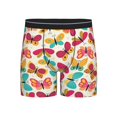 thumbnail image 1 of Sigee Colorful Butterflies for Men's Boxer Briefs,Moisture Wicking and Breathable Large, 1 of 9