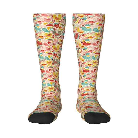 Sigee Colorful Chicken for Socks for Men Women Gifts for Him Boyfriend Teenage Boys Stocking Stuffers