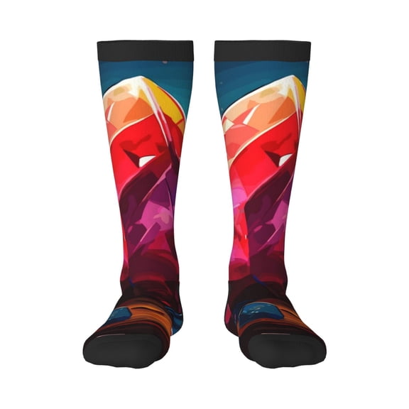Sigee Colorful Stone World for Socks for Men Women Socks Stocking Compression Socks