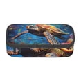 thumbnail image 1 of Sigee Colorful Underwater Sea Turtle for Large Capacity Pencil Case, Pencil Pouch, Pencil Bag, Marker Pen Case for Women and Men, 1 of 5