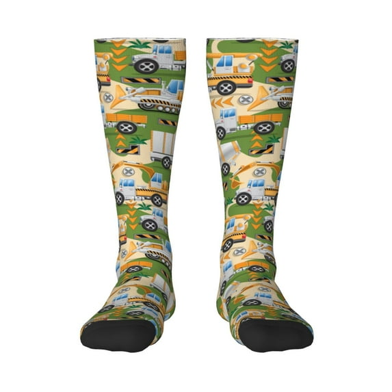 Sigee Construction Machinery1 for Socks for Men Women Gifts for Him Boyfriend Teenage Boys Stocking Stuffers