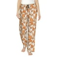 thumbnail image 1 of Sigee Corgi Animal Print Women's Soft Pajama Pants - Breathable and Comfortable Lounge Sleep Bottoms with Elastic Waistband and Pockets-Large, 1 of 9