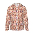 thumbnail image 1 of Sigee Corgi Head with Floal Print UPF50+ Men's Sun Protection Hoodie Shirt SPF UV Shirt Long Sleeve Fishing Outdoor Lightweight, S-3XL, 1 of 9