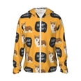 thumbnail image 1 of Sigee Corgi Print UPF50+ Men's Sun Protection Hoodie Shirt SPF UV Shirt Long Sleeve Fishing Outdoor Lightweight, S-3XL, 1 of 9