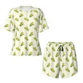 thumbnail image 1 of Sigee Corn for Sleepwear Casual Pjs with Pockets Women's Pajamas Sets Shorts 2 Piece Short Sleeve Lounge Sets Medium, 1 of 9