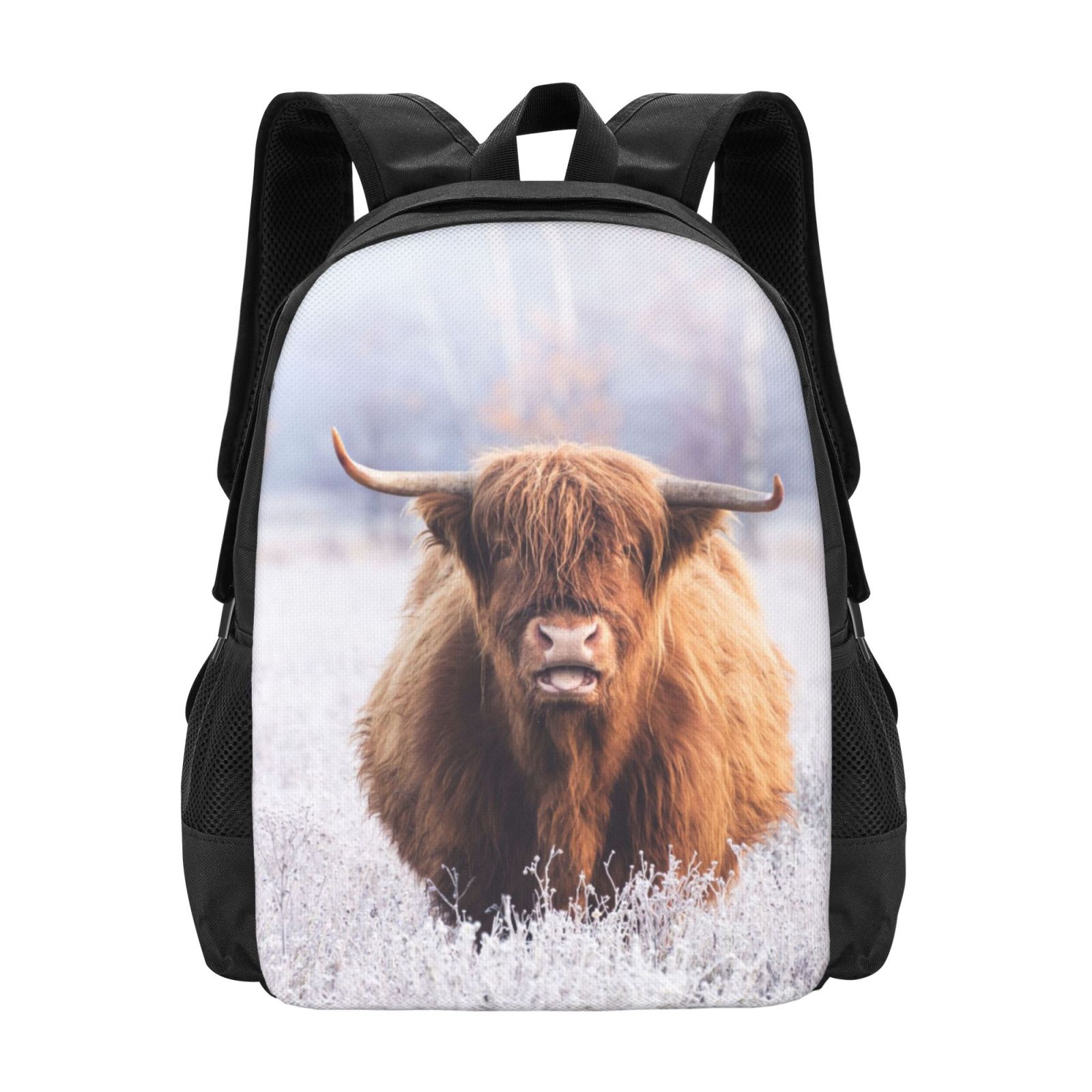 Cow Backback Sigee Cow for Simple large capacity backpack Travel Laptop Backpack ...