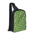 thumbnail image 1 of Sigee Cows With Calfs Green for Dual Pocket Sling Backpack Hiking Daypack Multipurpose Cross Body Chest Bag, 1 of 1