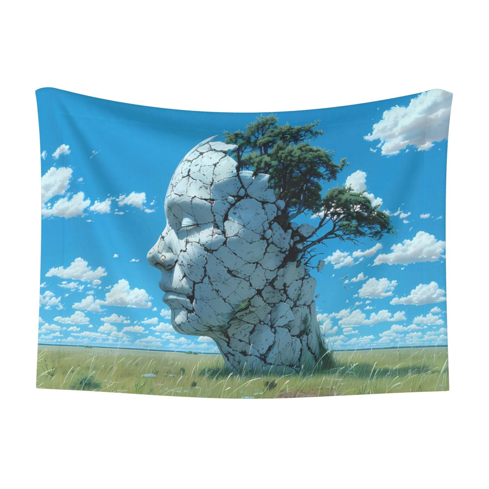 Sigee Cracked Earth Head Tree for Pet Blanket for Dog Cat Puppy Blanket