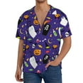 thumbnail image 1 of Sigee Cute And Creepy for Men's Casual Short Sleeve Button Down Shirts Men's Shirts Summer-Medium, 1 of 5