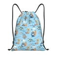 thumbnail image 1 of Sigee Cute Animals Surfers for Drawstring Bag String Backpack for Sports, Gym, Swimming, Beach, Travel-Medium, 1 of 6