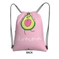 thumbnail image 1 of Sigee Cute Avocado for Drawstring Zipper Backpack ,Waterproof, Durable, Lightweight Gym Bag for Sports, 1 of 5