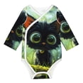 thumbnail image 1 of Sigee Cute Big-Eyed Black Cat for Baby Unisex Baby Cotton Long-Sleeve Bodysuits Soft Cotton, Breathable-3 Months, 1 of 6