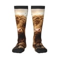 thumbnail image 1 of Sigee Cute Calf Butterflies A for Socks for Men Women Socks Stocking Compression Socks, 1 of 6