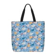 thumbnail image 1 of Sigee Cute Chickens and Flowers Print Large Capacity Zippered Tote Bag - Durable, Stylish and Versatile for Everyday Use, 1 of 9