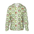 thumbnail image 1 of Sigee Cute Chubby Frog Print UPF50+ Men's Sun Protection Hoodie Shirt SPF UV Shirt Long Sleeve Fishing Outdoor Lightweight, S-3XL, 1 of 9