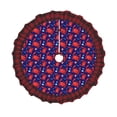 thumbnail image 1 of Sigee Cute Crabs for Christmas Decoration Tree Skirt Christmas Plaid Tree Skirt,Christmas home decor Holiday Tree Skirt Fits TChristmas Tree-36", 1 of 6