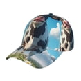 thumbnail image 1 of Sigee Cute Daisy Cow A for Fashionable curved brim baseball cap for Men Women Curly Hair Ponytail Hat for Outdoor Sports, 1 of 6