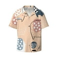 thumbnail image 1 of Sigee Cute Ink Drawn Elephants Print Men's Shirts Casual Button Down Short Sleeve Summer Beach Shirt Hawaiian Vacation Shirts Tee Shirt-Small, 1 of 7