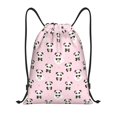 thumbnail image 1 of Sigee Cute Kawaii Panda for Drawstring Bag String Backpack for Sports, Gym, Swimming, Beach, Travel-Small, 1 of 6