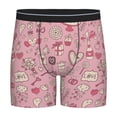 thumbnail image 1 of Sigee Cute Love for Men's Boxer Briefs,Moisture Wicking and Breathable X-Large, 1 of 9